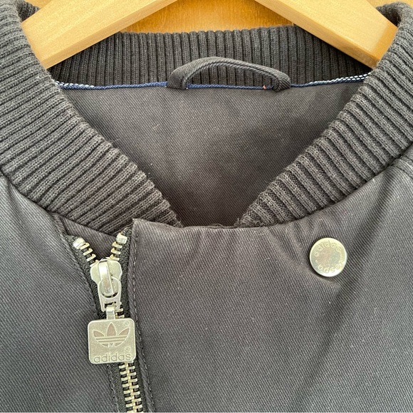 Y2K ADIDAS VESPA Black and Red Cotton Jacket, Men's Size Small - Picture 4 of 15